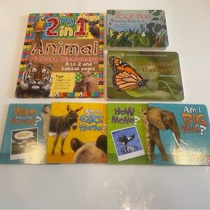 Bundle of 7 Toddler Animal Books